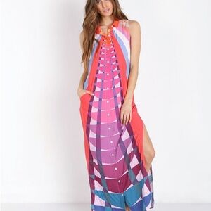 Mara Hoffman Long Shirt Dress.